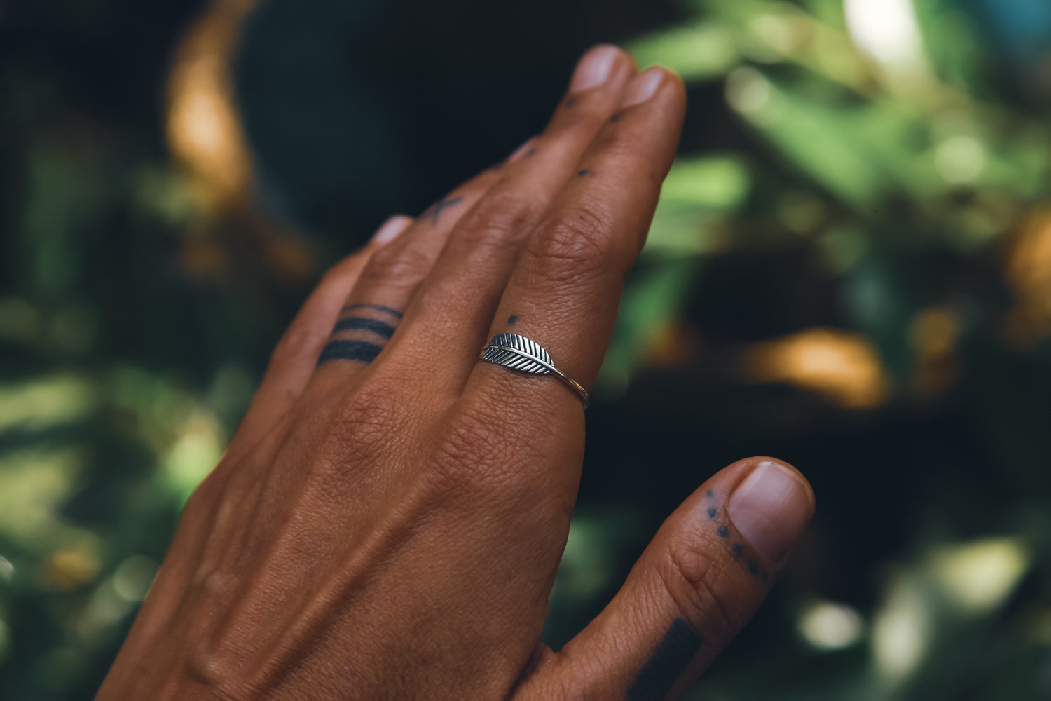 minimal ring silver Indian jewellery dotisutra jewellery store