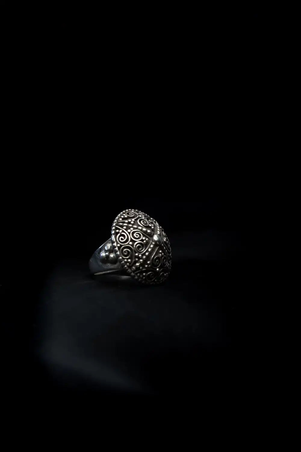 newari art ring jewellery doti sutra silver jewellery