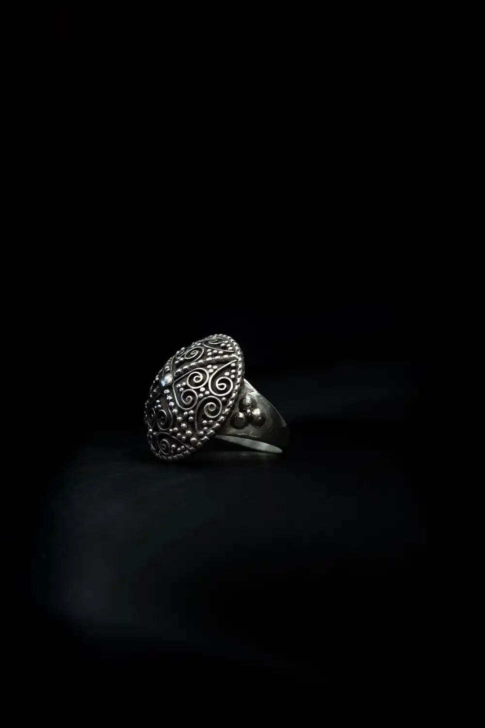newari art ring jewellery doti sutra silver jewellery
