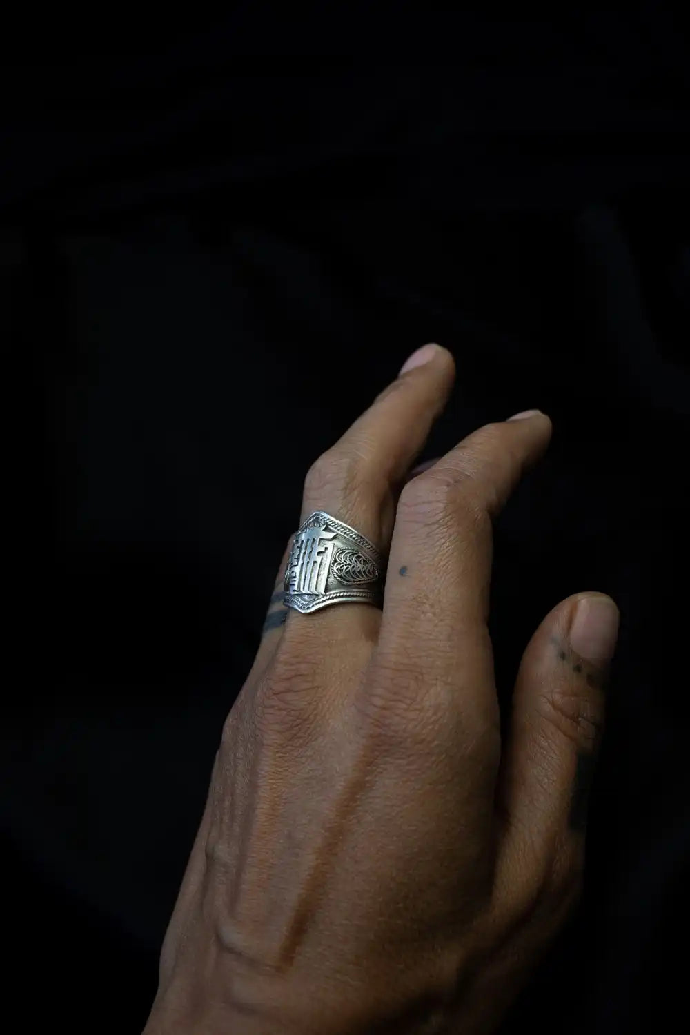 newari ring silver jewellery