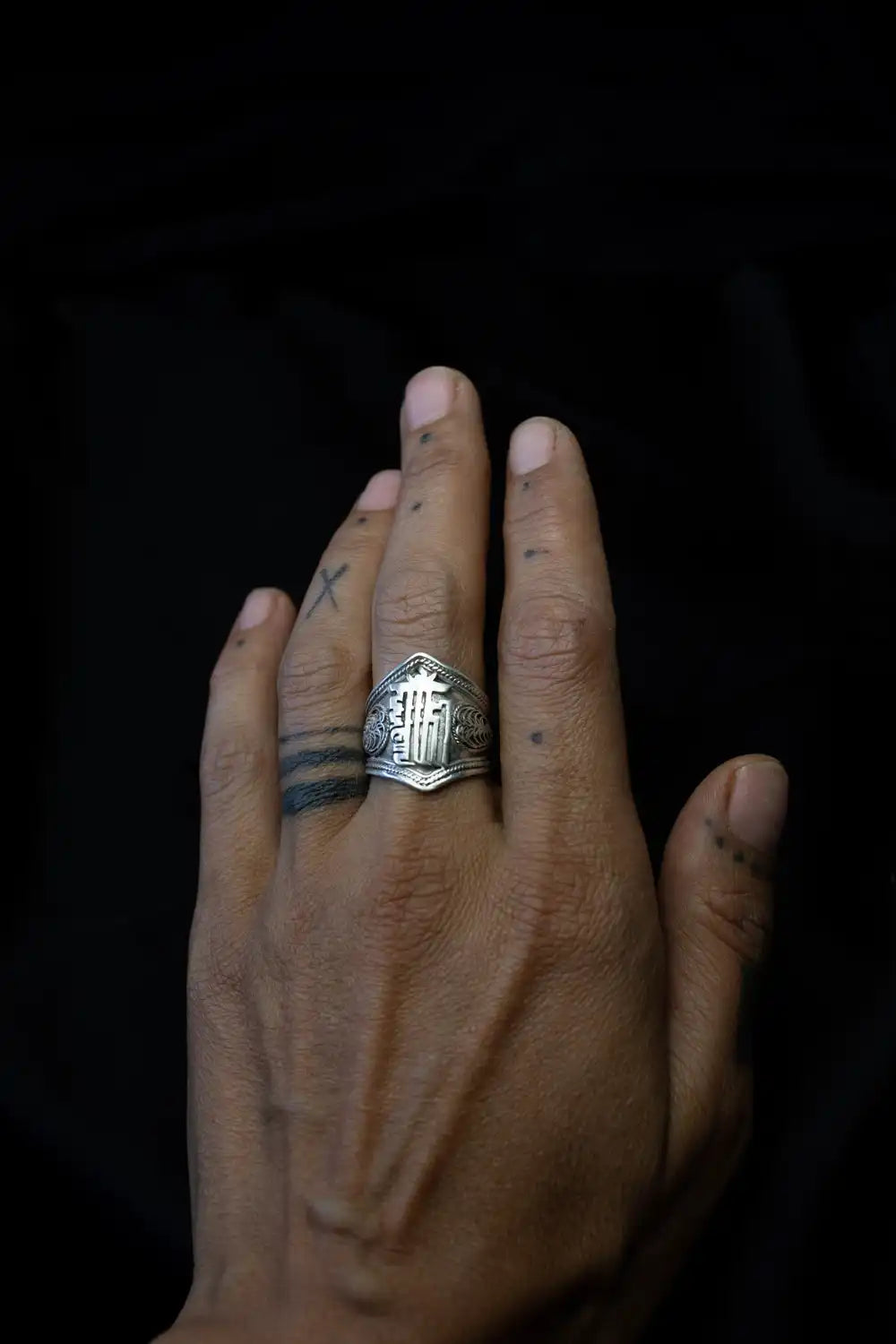 newari ring silver jewellery