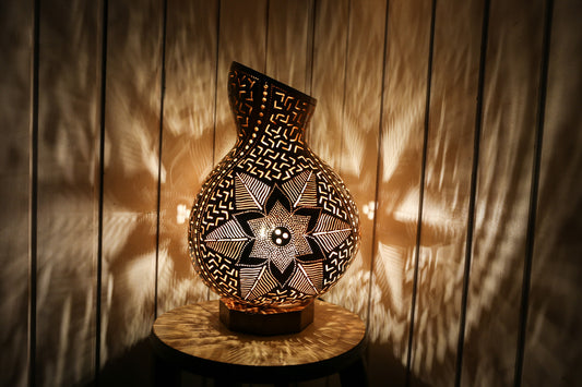 gourd lamp calabash lamp handmade lampshade doti sutra