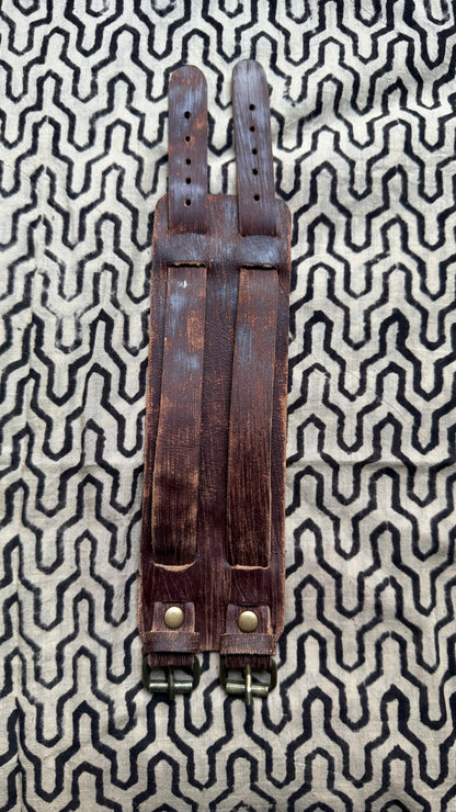 Handmade Balinese Leather Bracelet: Unique Artisan Craft