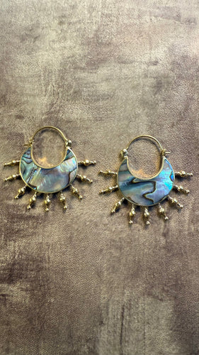 Shell • Brass • Earrings • Bali