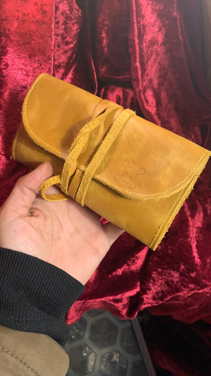 Handmade 100% Leather Tobacco Bag from Turkey