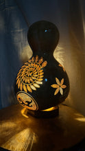 Load image into Gallery viewer, Enchanting Tree &amp; Flowers Gourd Lamp