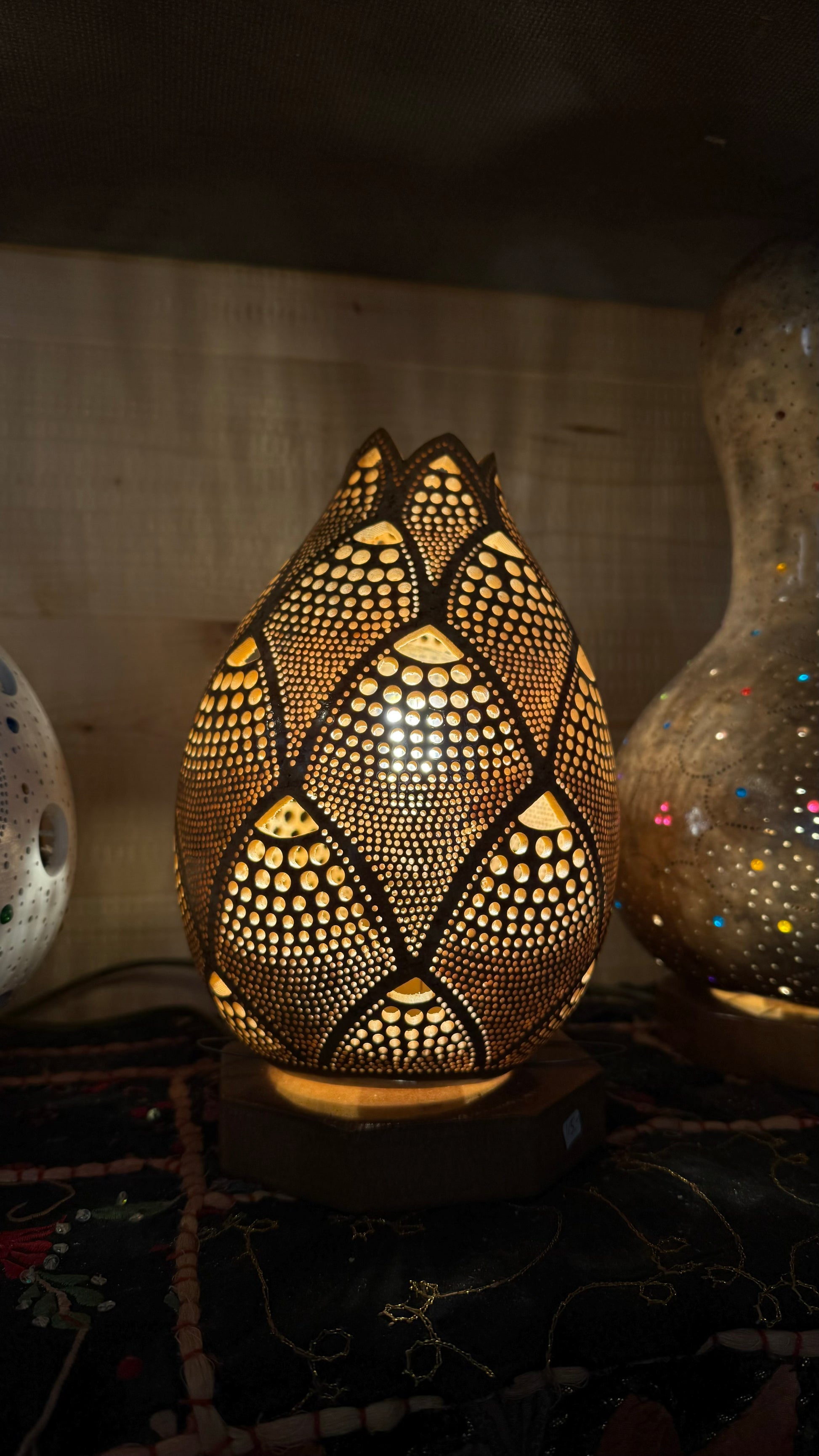 gourd lamp, decoration, calabash lamp