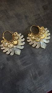 Shell • Brass • Earrings • Bali