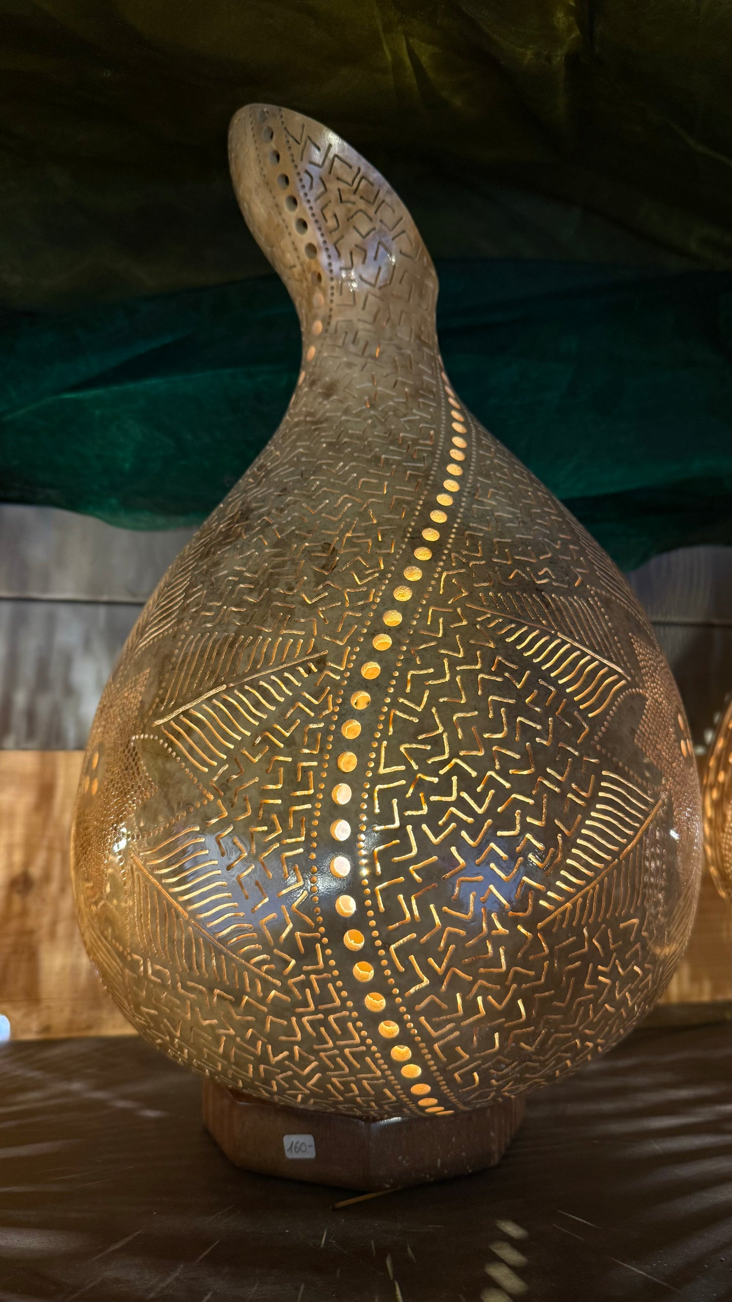 Serene Light Gourd Lamp