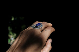 Silver Ring with Lapis Lazuli