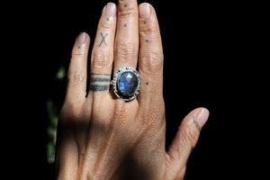 Labradorite Stone Ring, doti sutra