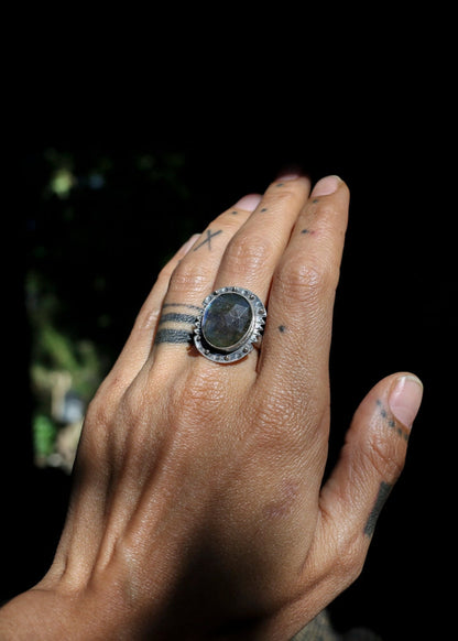Labradorite Stone Ring