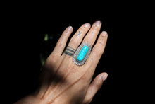 Load image into Gallery viewer, Silver Ring with turquoise stone