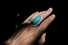 Load image into Gallery viewer, Silver Ring with turquoise stone