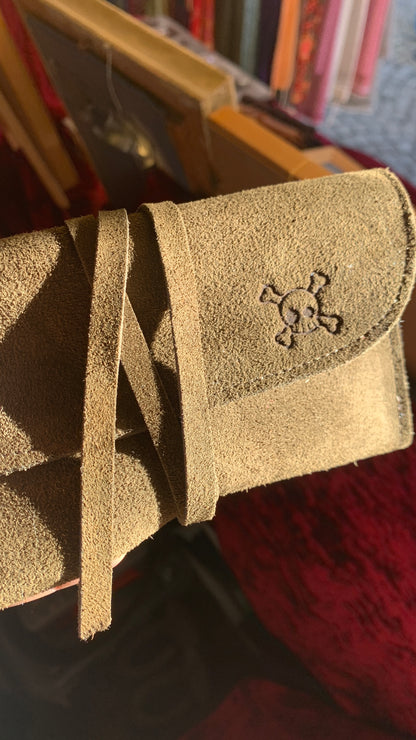 Handmade 100% Leather Tobacco Bag from Turkey