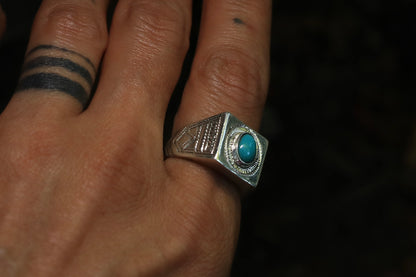 Niger Silver & Turquoise Ring
