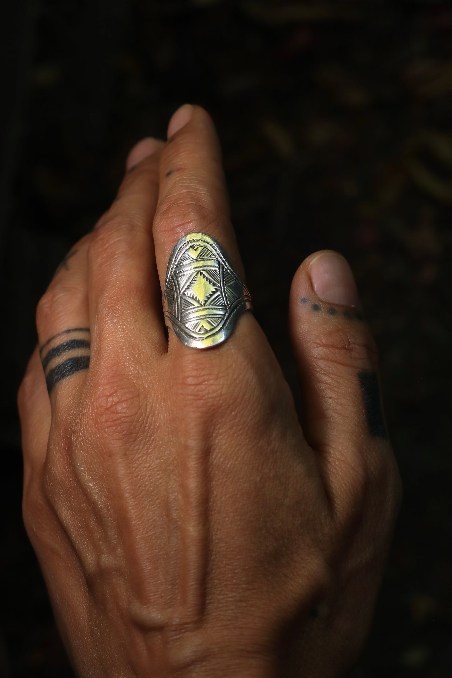 Niger Silver Tribal Ring