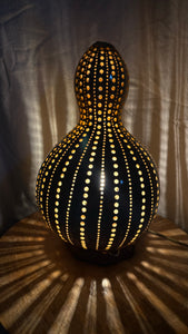 Tranquil Glow Gourd Lamp