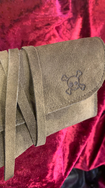 Handmade 100% Leather Tobacco Bag from Turkey