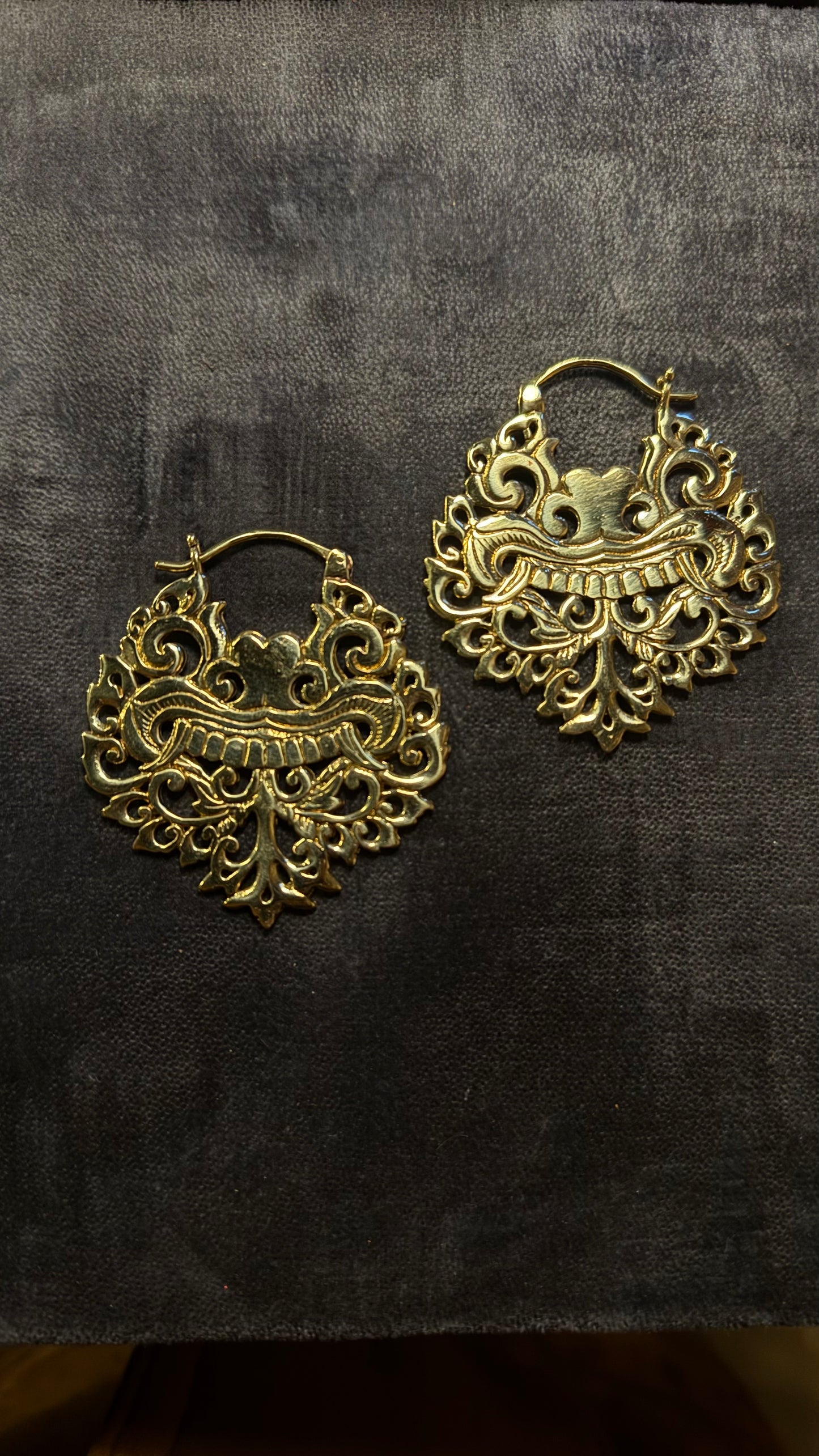 Latón • Pendientes • Bali