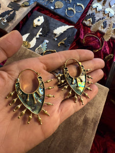 Shell • Brass • Earrings • Bali