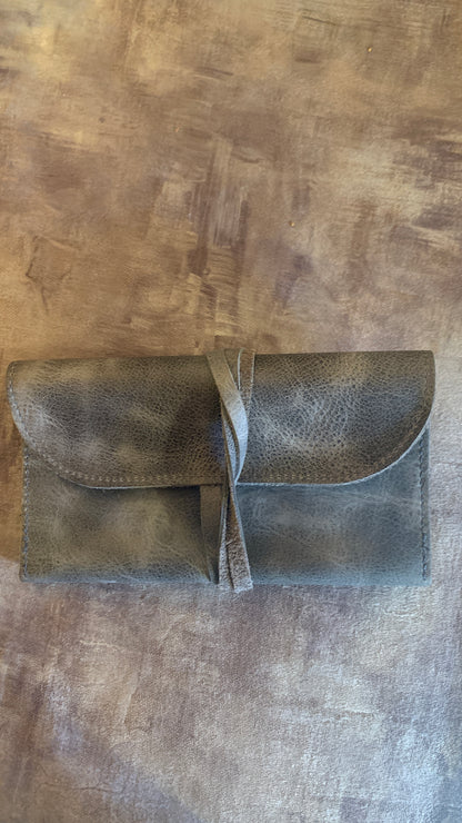 Handmade 100% Leather Tobacco Bag from Turkey