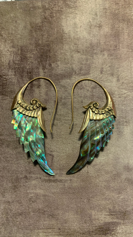 Shell • Brass • Earrings • Bali