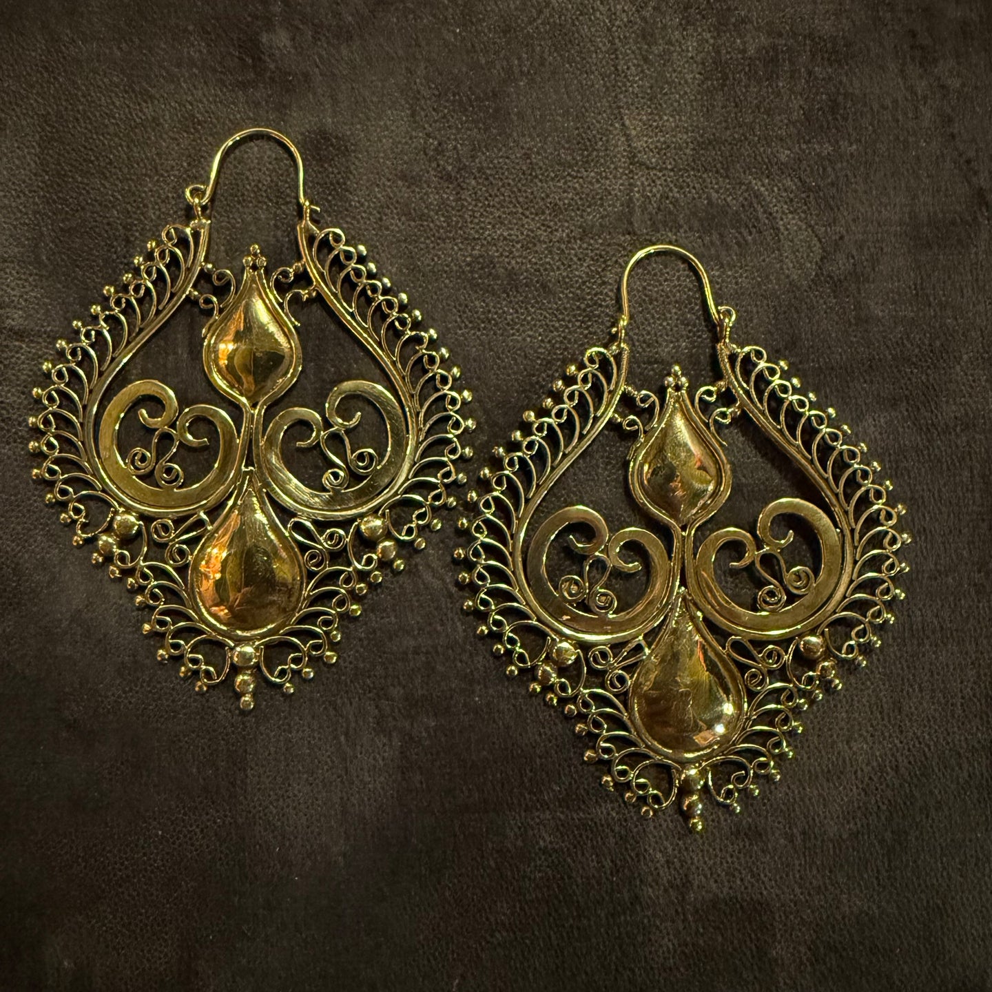 Brass • Earrings • Bali