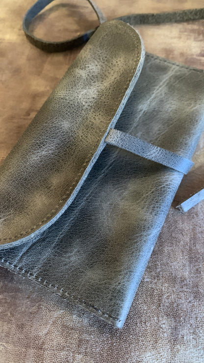 Handmade 100% Leather Tobacco Bag from Turkey