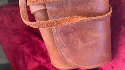 Handmade 100% Leather Tobacco Bag from Turkey