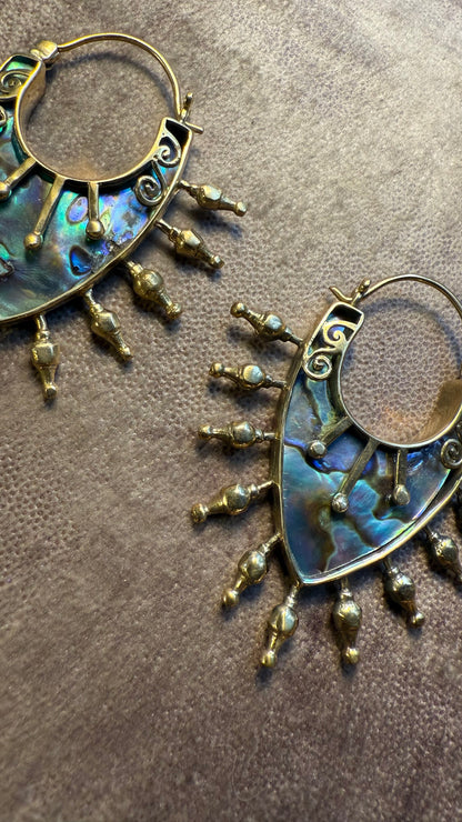 Shell • Brass • Earrings • Bali