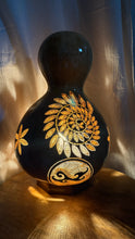 Load image into Gallery viewer, Enchanting Tree &amp; Flowers Gourd Lamp