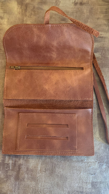 Handmade 100% Leather Tobacco Bag from Turkey