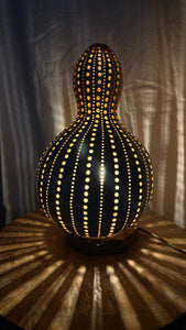 Tranquil Glow Gourd Lamp