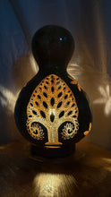 Load image into Gallery viewer, Enchanting Tree &amp; Flowers Gourd Lamp