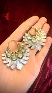 Shell • Brass • Earrings • Bali