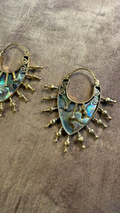 Shell • Brass • Earrings • Bali