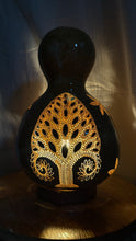 Load image into Gallery viewer, Enchanting Tree &amp; Flowers Gourd Lamp