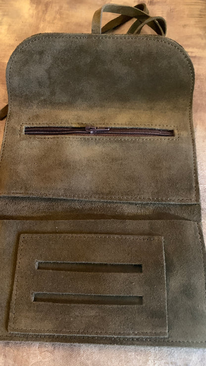 Handmade 100% Leather Tobacco Bag from Turkey