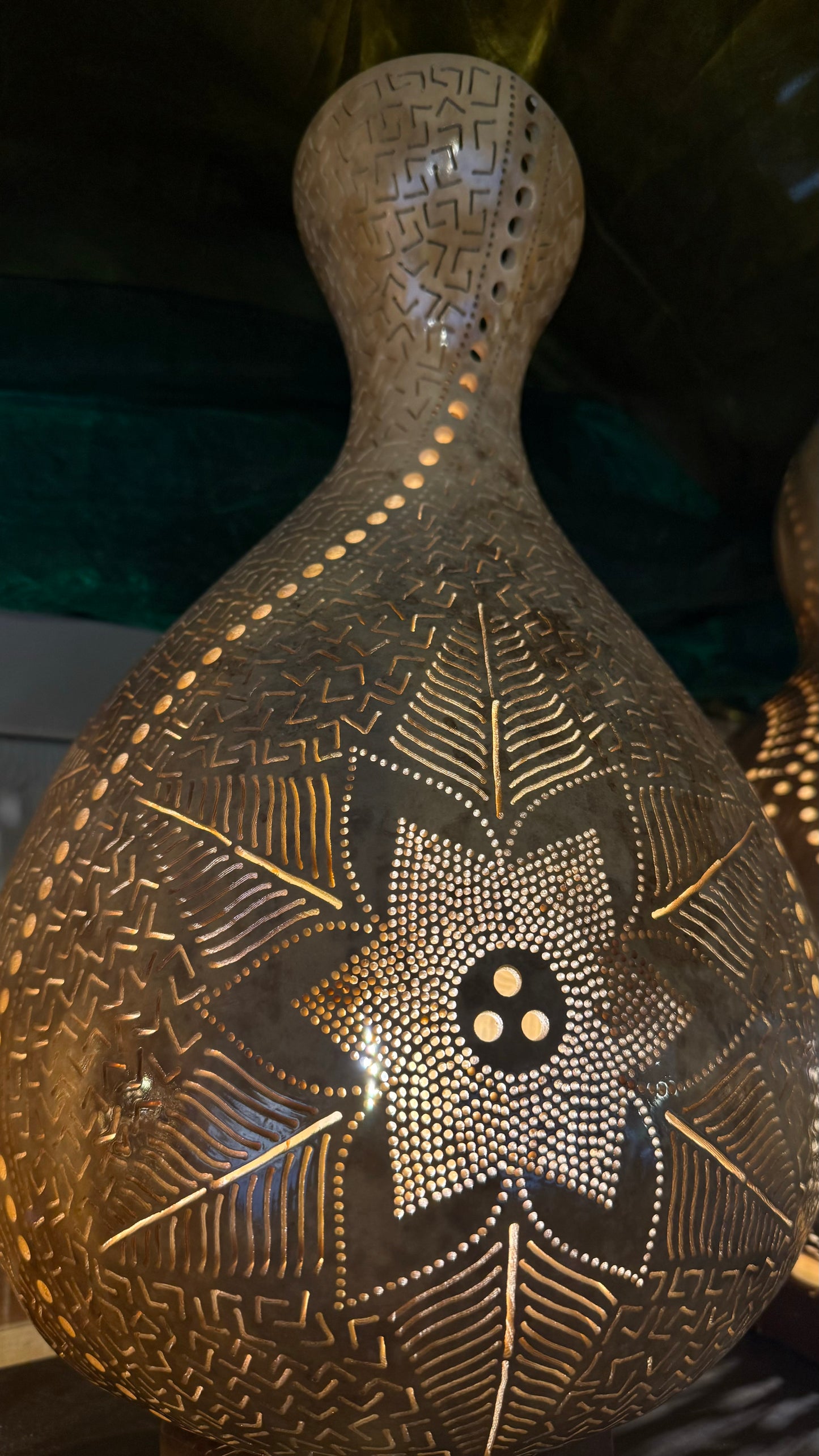 Serene Light Gourd Lamp