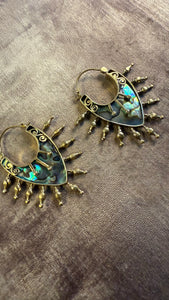 Shell • Brass • Earrings • Bali