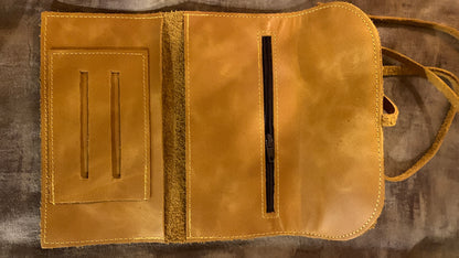 Handmade 100% Leather Tobacco Bag from Turkey