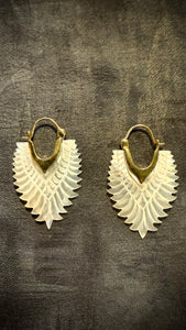 Shell • Brass • Earrings • Bali