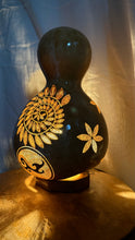 Load image into Gallery viewer, Enchanting Tree &amp; Flowers Gourd Lamp