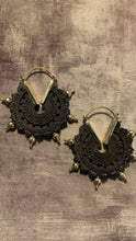 Load image into Gallery viewer, Wood • Brass • Earrings • Bali