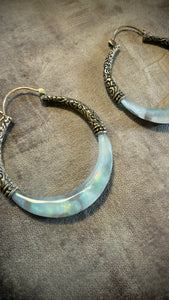 Shell • Brass • Earrings • Bali