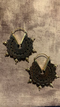 Load image into Gallery viewer, Wood • Brass • Earrings • Bali