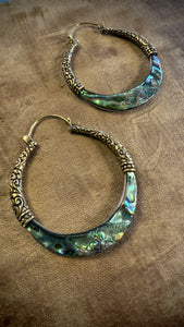 Shell • Brass • Earrings • Bali