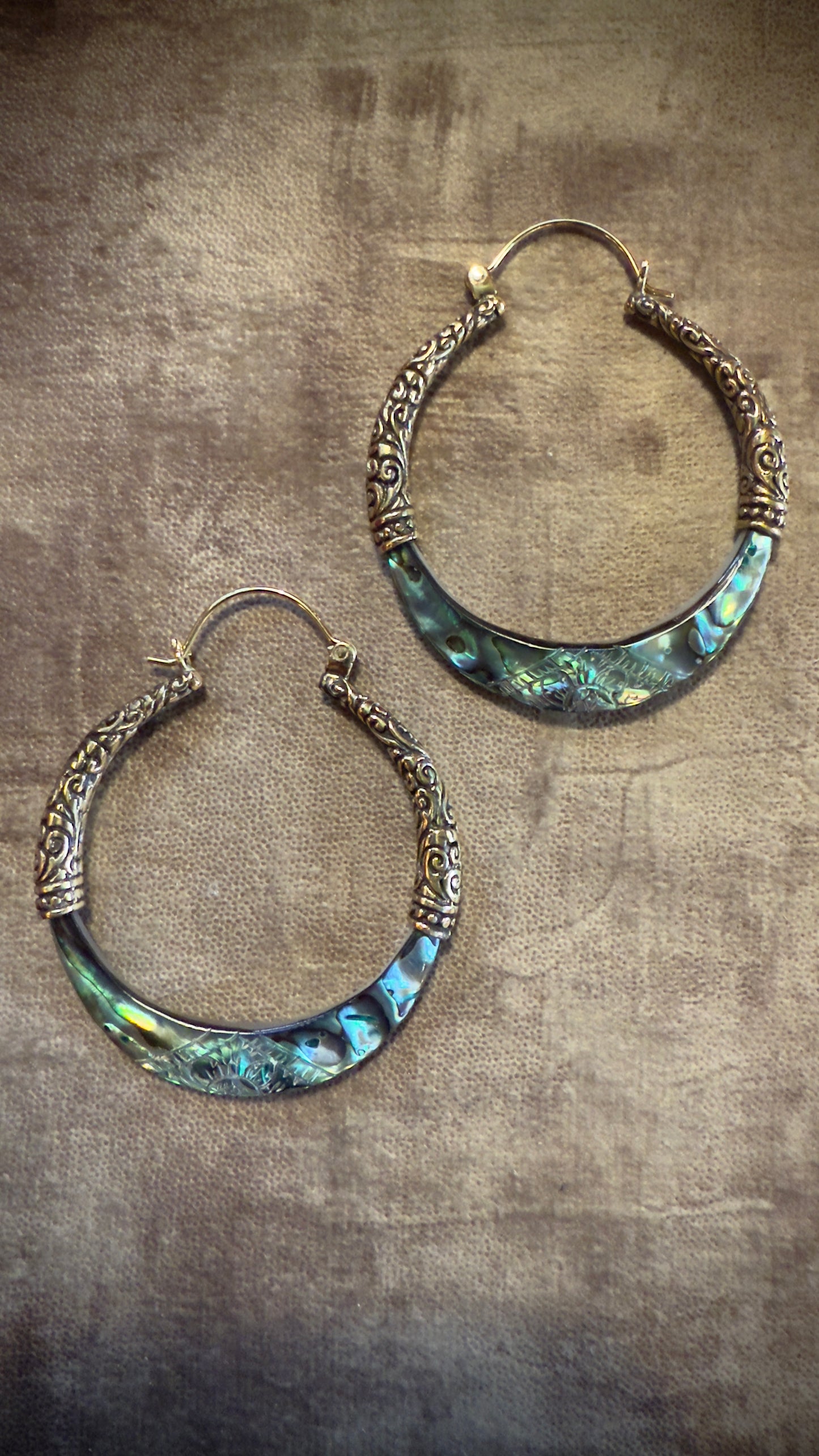 Shell • Brass • Earrings • Bali