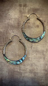 Shell • Brass • Earrings • Bali